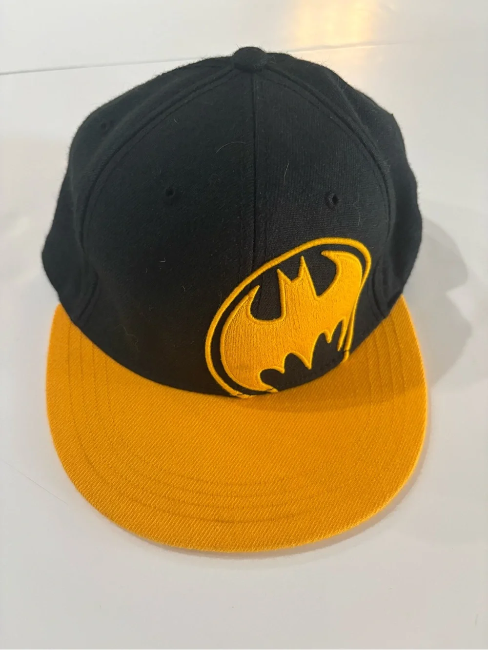 DC Comics Batman Black and Yellow Snapback Hat